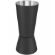 Dosador 30/60ml Duplo De Inox Manhattan Preto